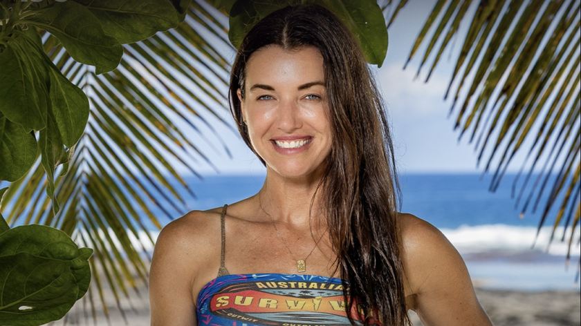 Parvati from Survivor Australia 2025 season 11 pictured on a beach in Samoa