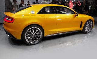 Anticipated design study based Audi new model car