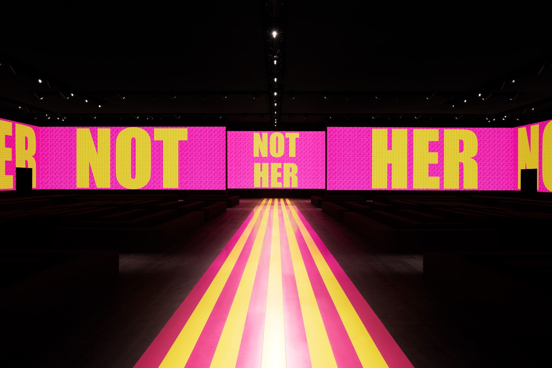 Dior S/S 2024 runway set