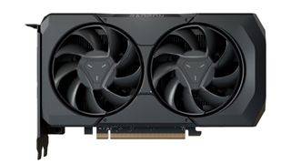 An AMD Radeon RX 7600 against a white background