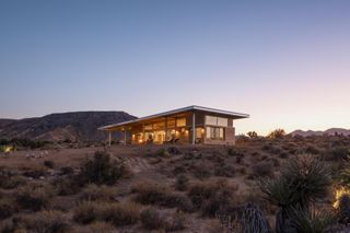 this 'cowboy modern' retreat is set within an American desert