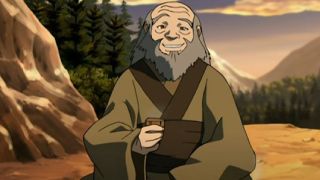 Iroh in Avatar: The Last Airbender drinking tea.