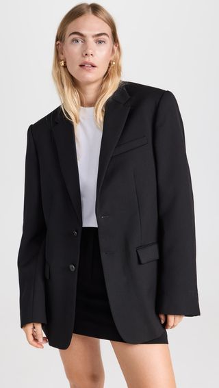 Großer einreihiger Blazer