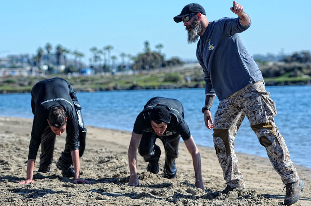 Novo Nordisk team-building exercises with former US Navy SEALs