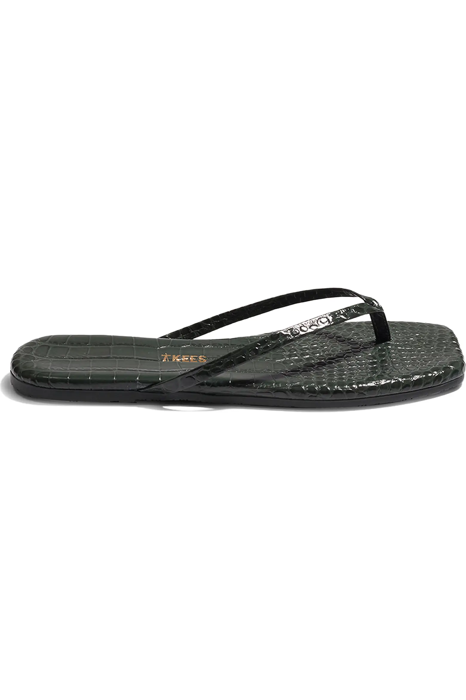 TKEES croc flip flops