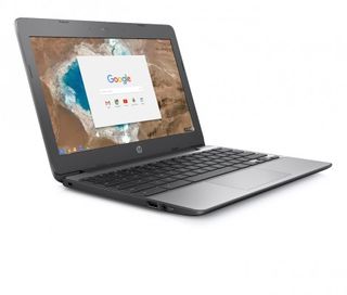 hp chromebook front