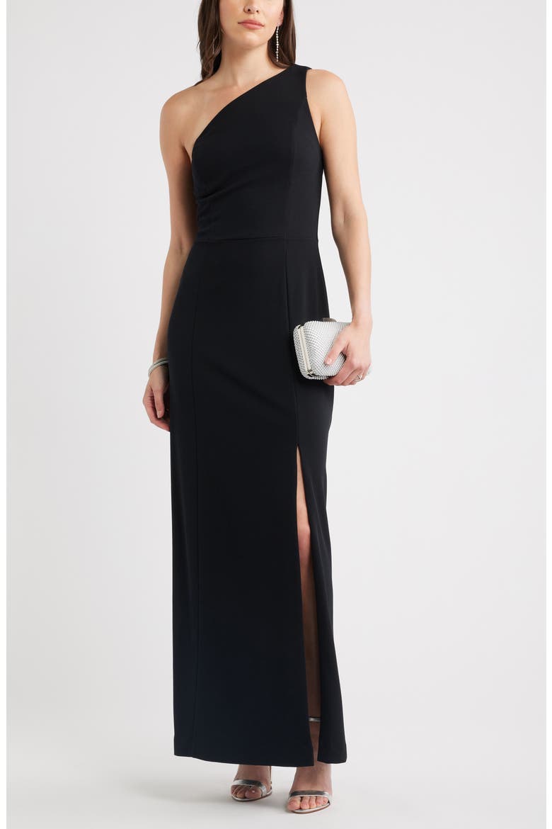 One-Shoulder Maxi Cocktail Dress