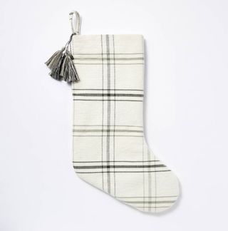 Christmas plaid stocking 