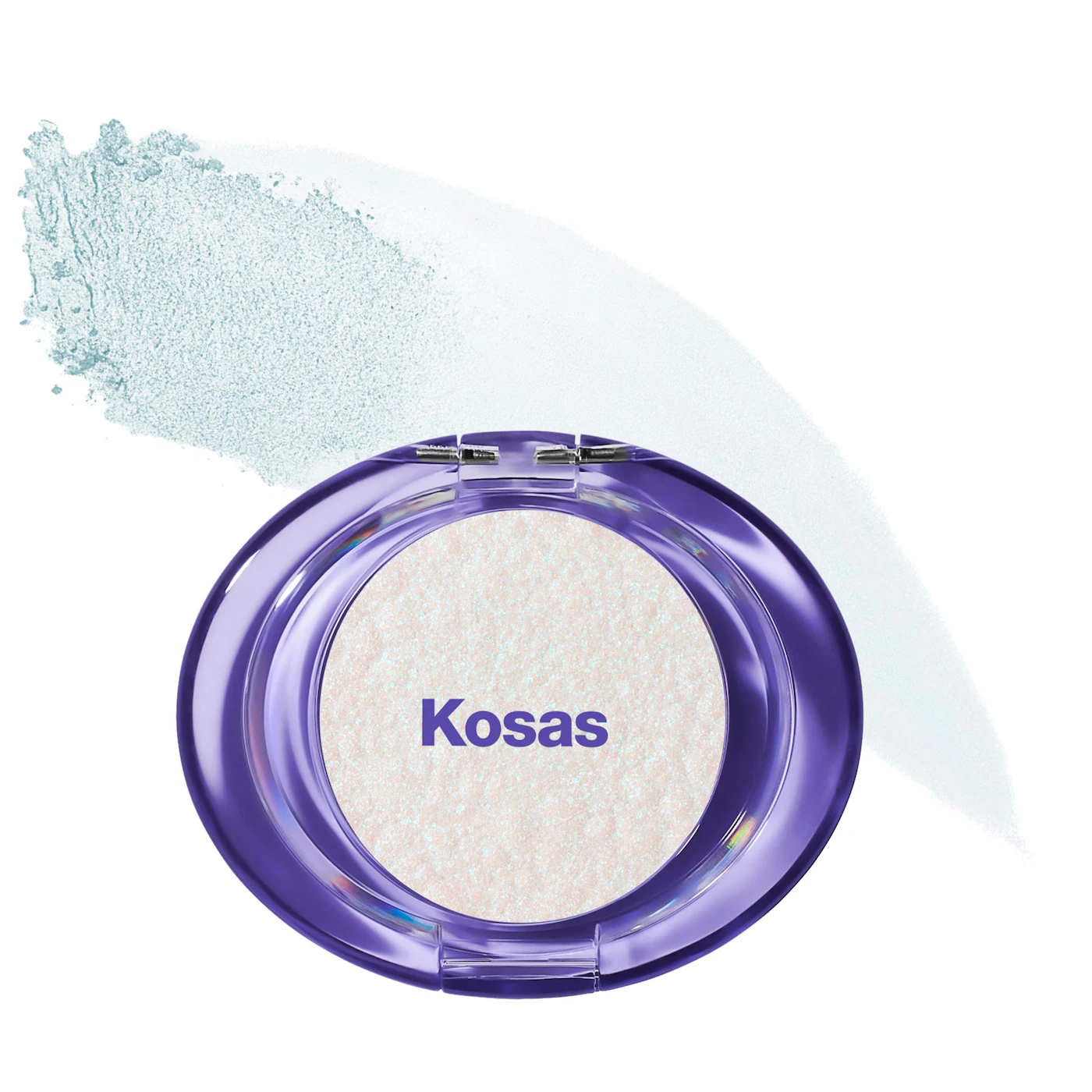 Kosas, Shiny Objects Wet Glisten Highlighter Powder for Face and Eyes - Haloed