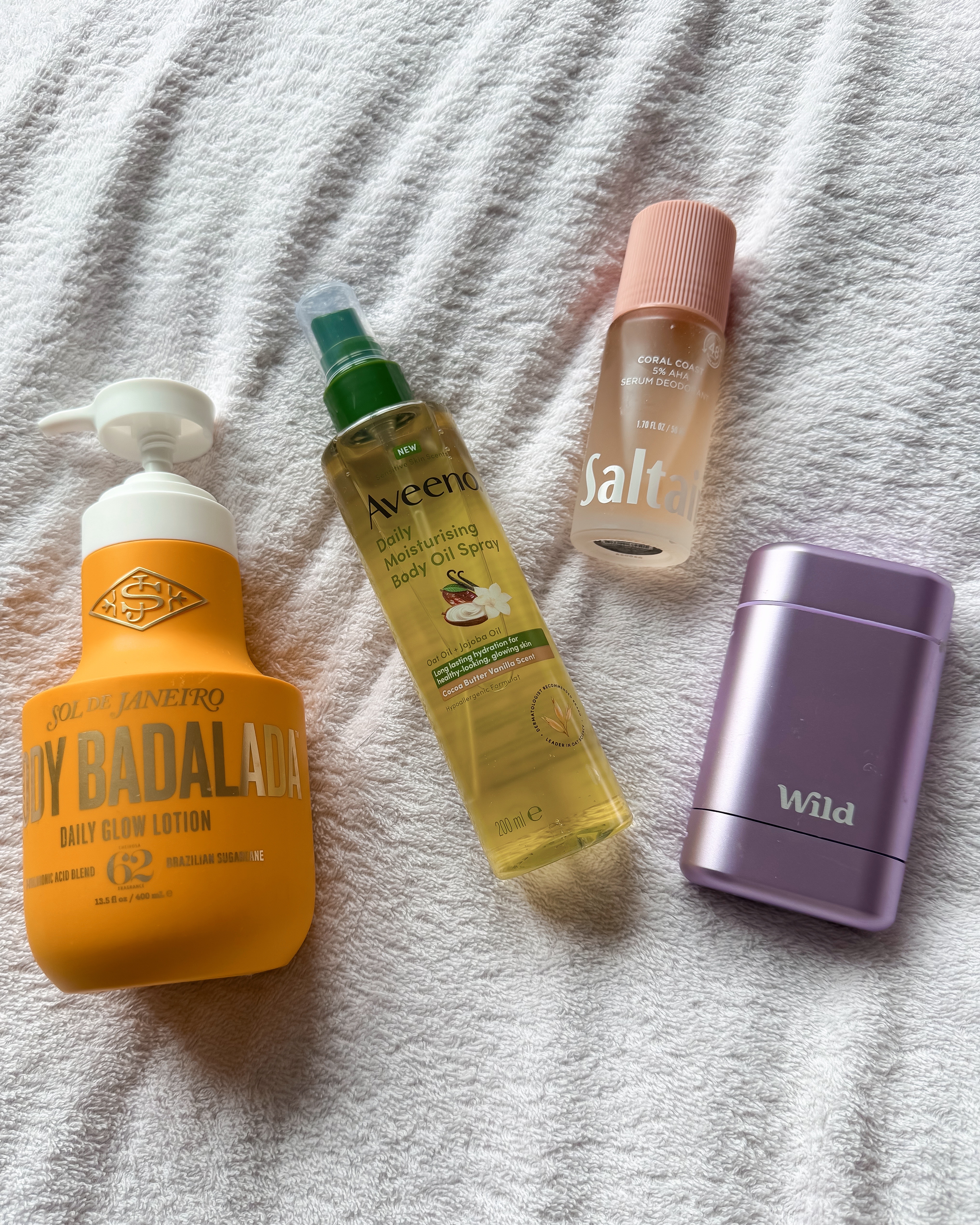 summer scented body care