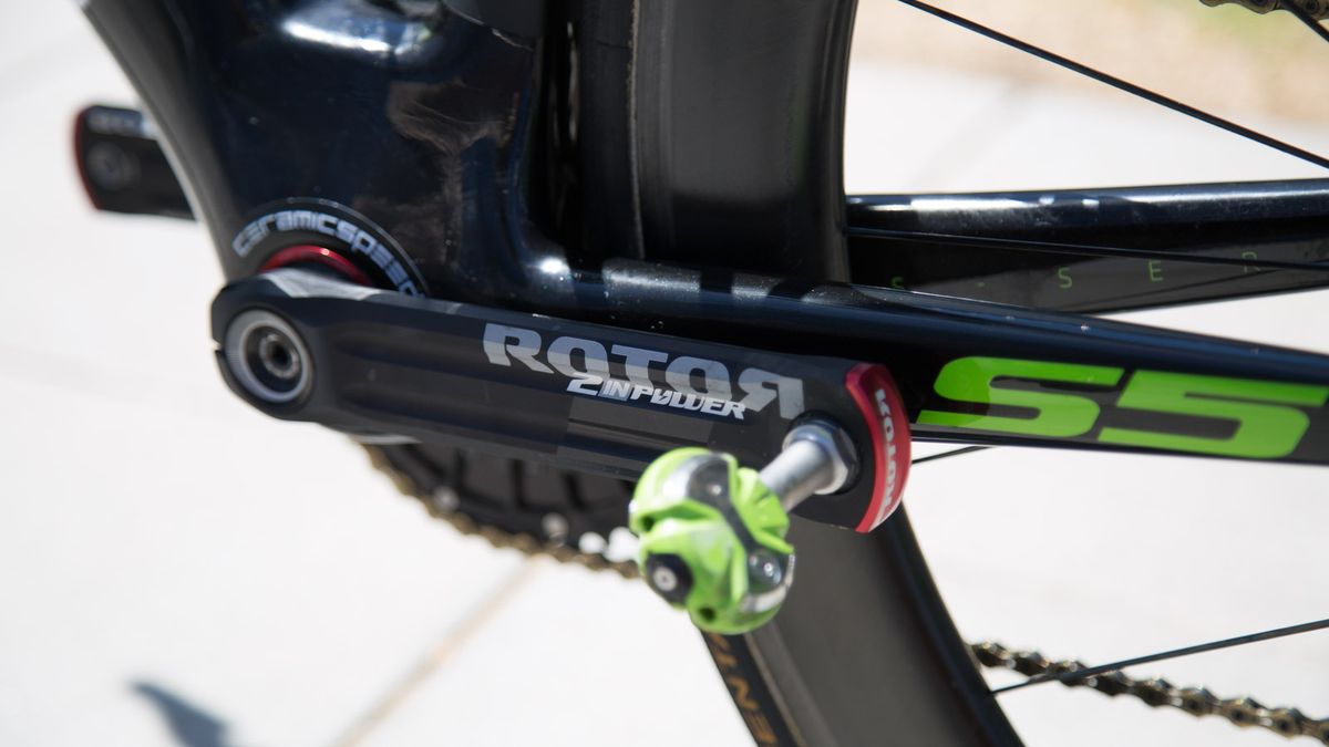 The non-driveside crank