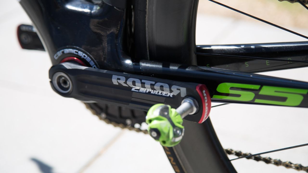 The non-driveside crank