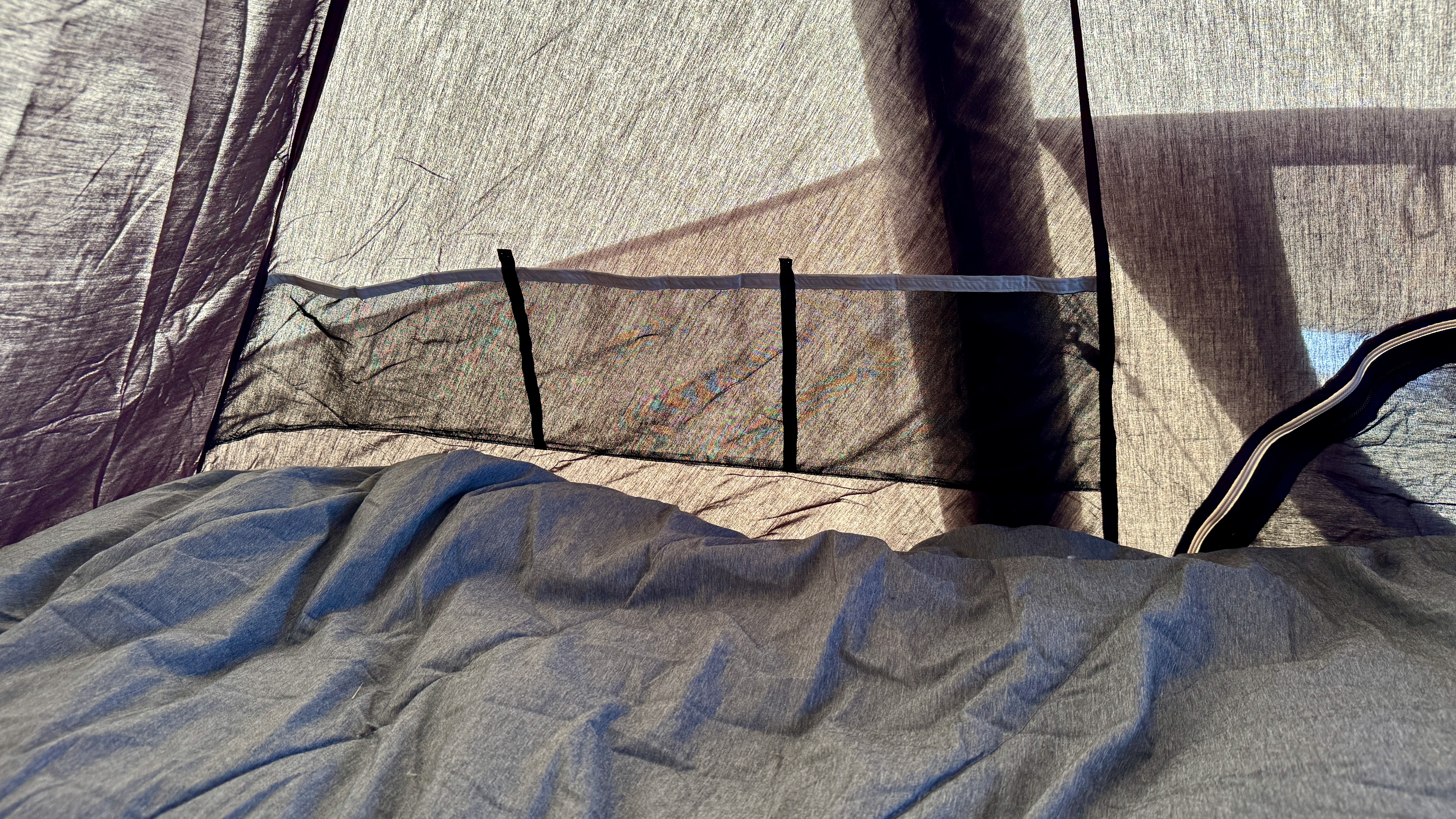 Quechua Air Seconds 4.2 Polycotton tent test and review