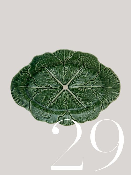 Cabbage Platter by Bordallo Pinheiro 
