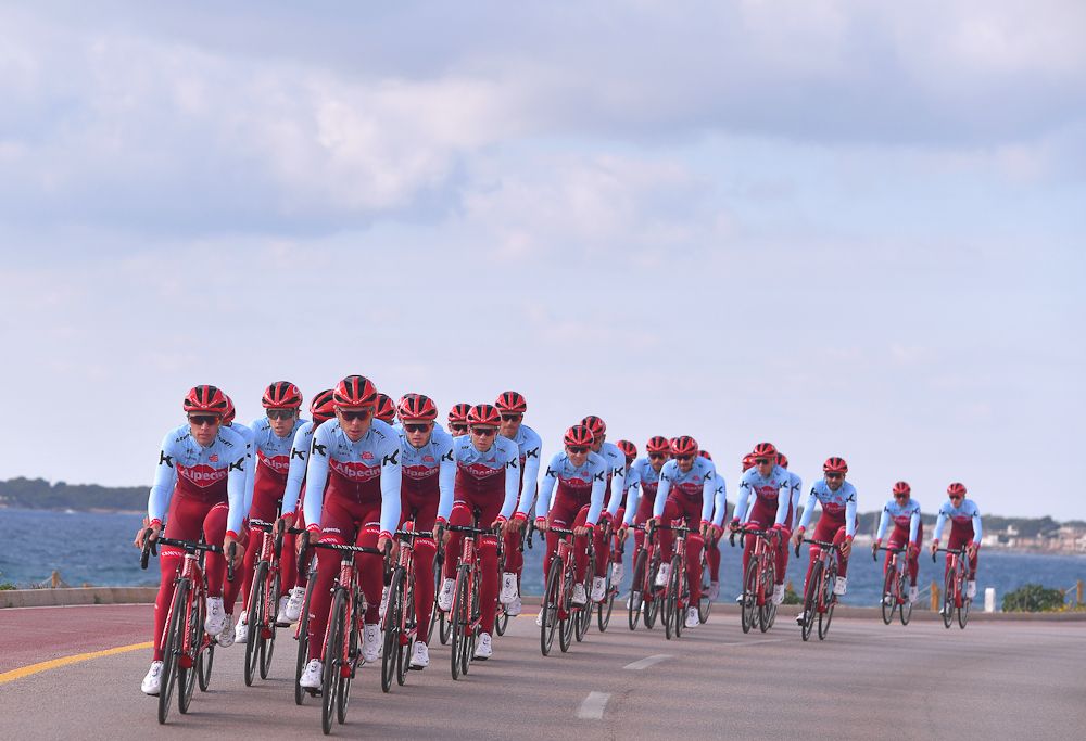 Katusha-Alpecin on a training ride