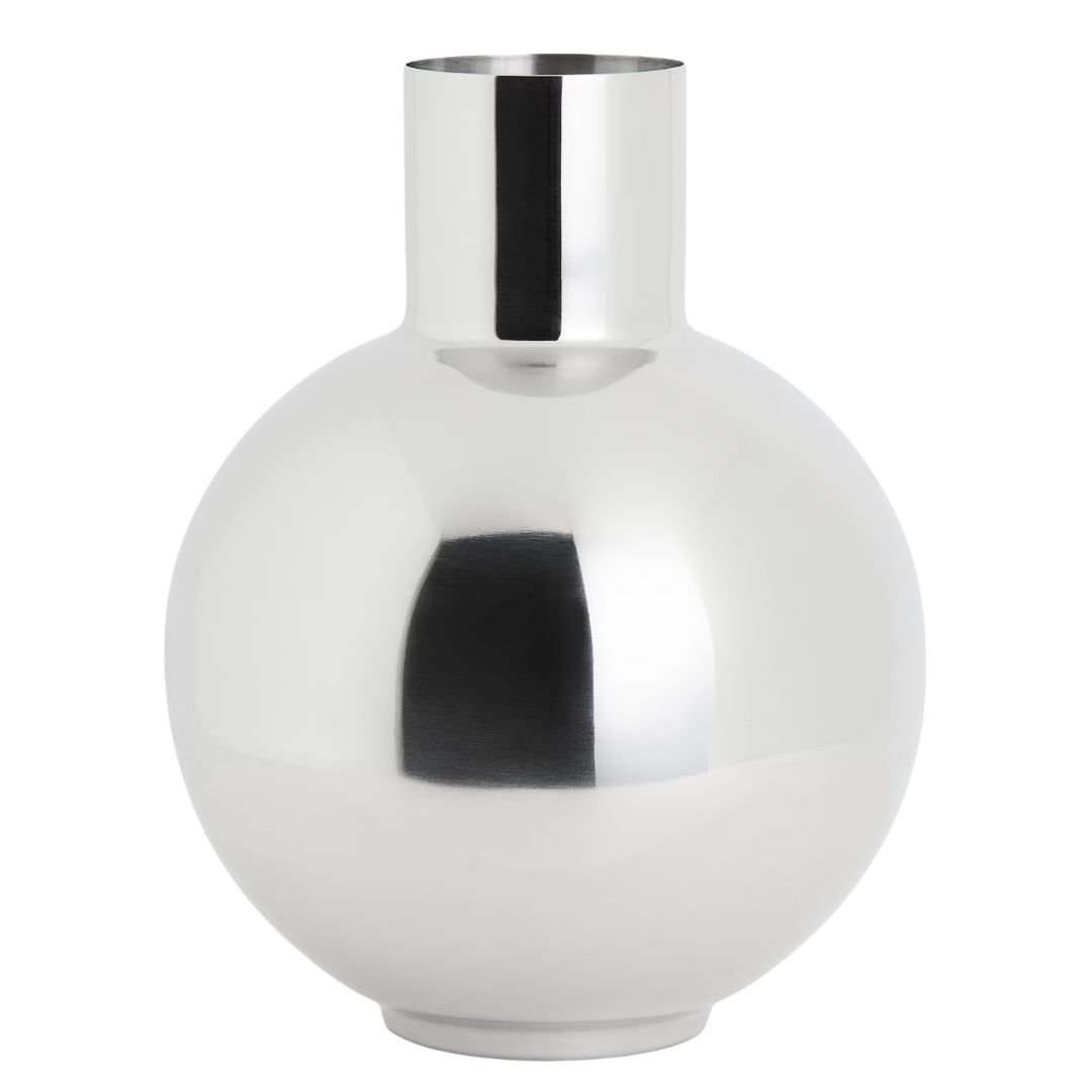 H&amp;amp;M, Large Stainless Steel Vase