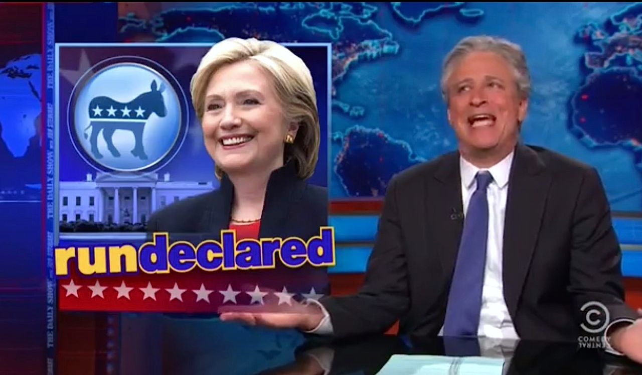 Jon Stewart has some fun with the GOP response to Hillary Clinton&amp;#039;s campaign launch