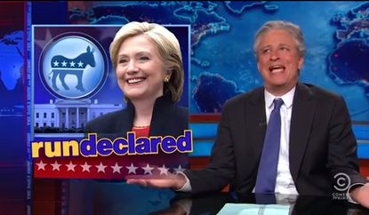 Jon Stewart has some fun with the GOP response to Hillary Clinton's campaign launch