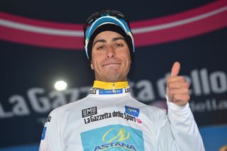Fabio Aru collected another jersey for best young rider.
