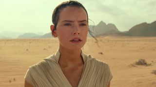 Daisy Ridley as Rey in Star Wars: The Rise Of Skywalker.