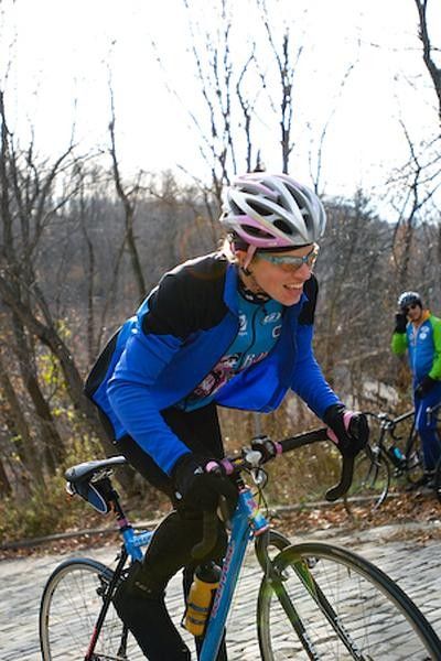 Barb Howe smiles - or is that a grimace?