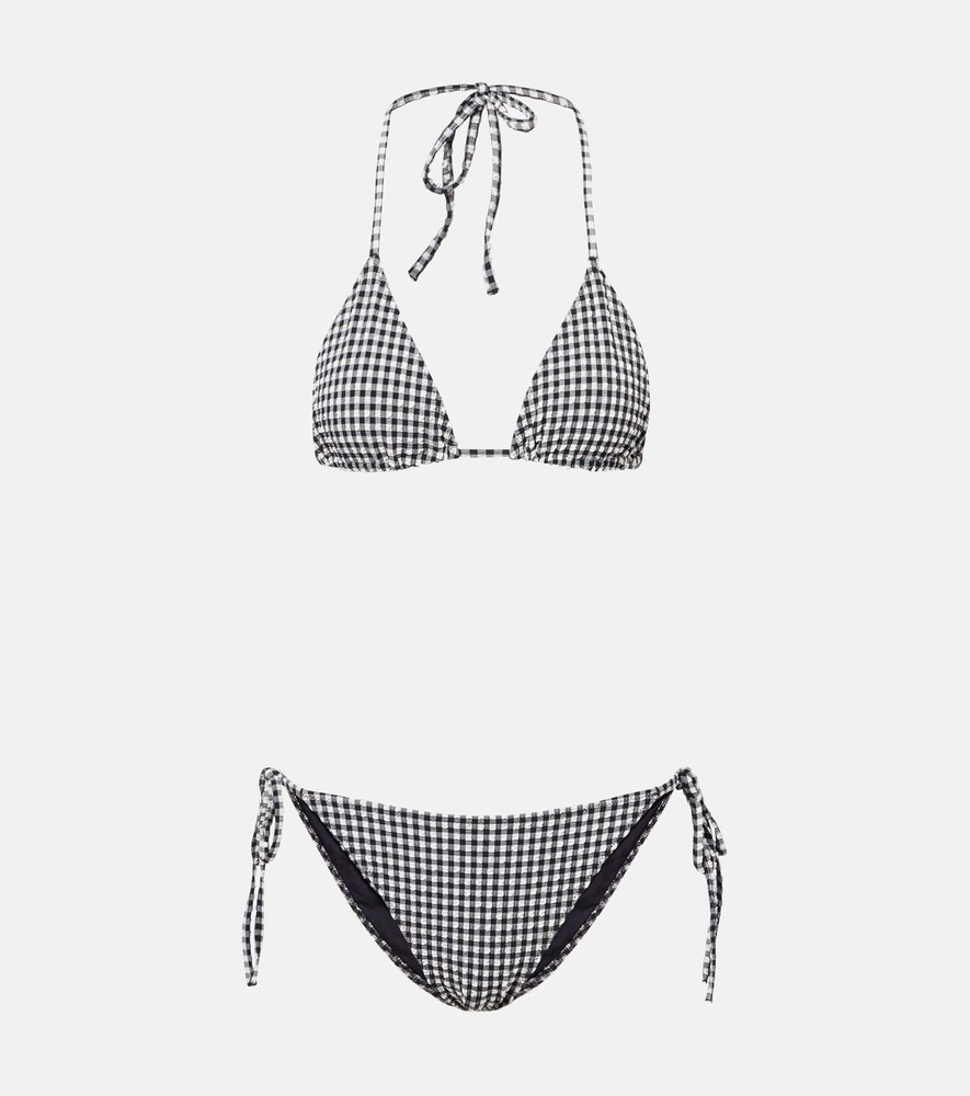 Sabrina Gingham Seersucker Bikini