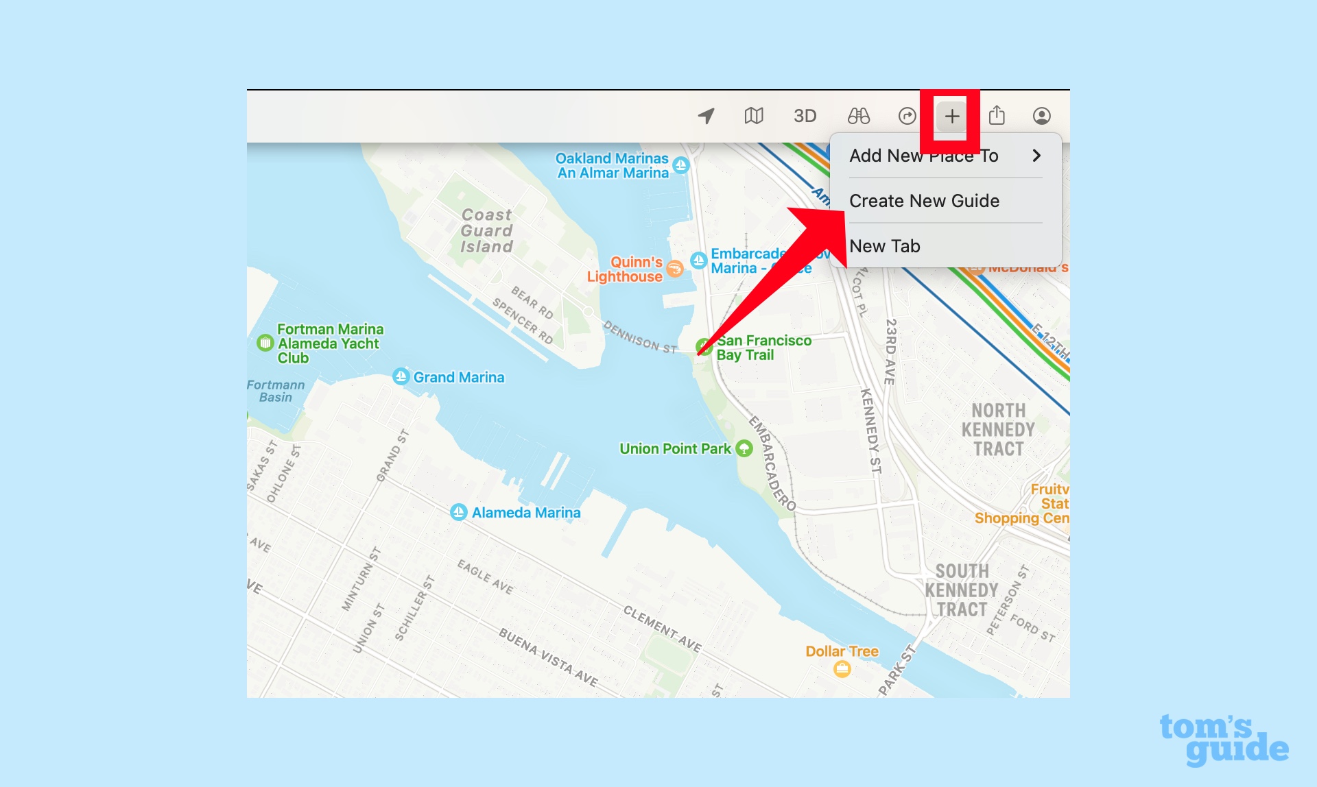 how to create guides in apple maps select create a guide from drop-down menu