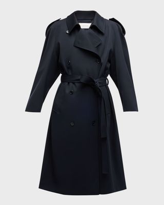 Denver Belted Wool Trench Coat