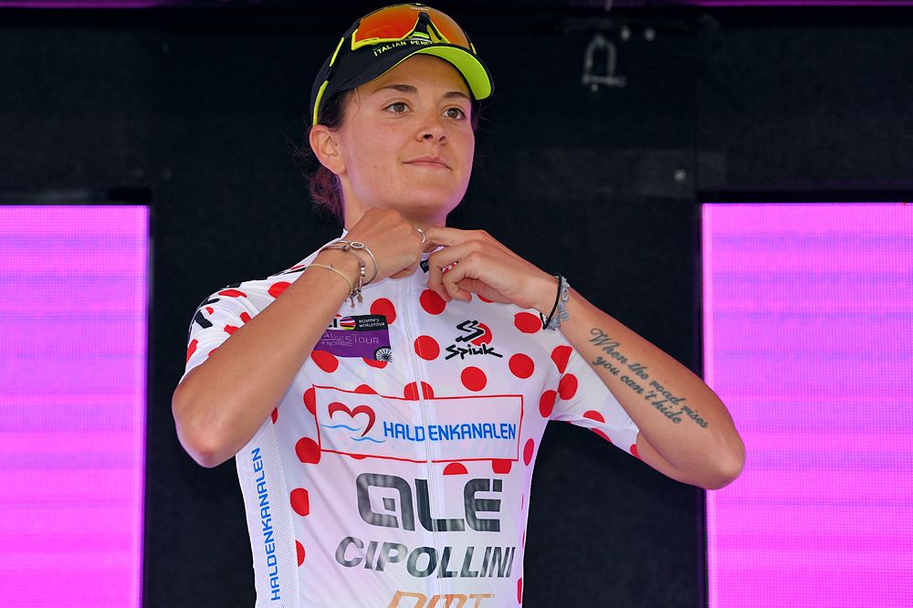 Soraya Paladin (Ale) mountain leader at Ladies Tour of Norway