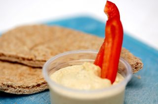 Red pepper hummus