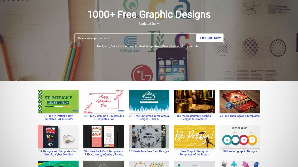 Where to find free graphic design templates Creative Bloq