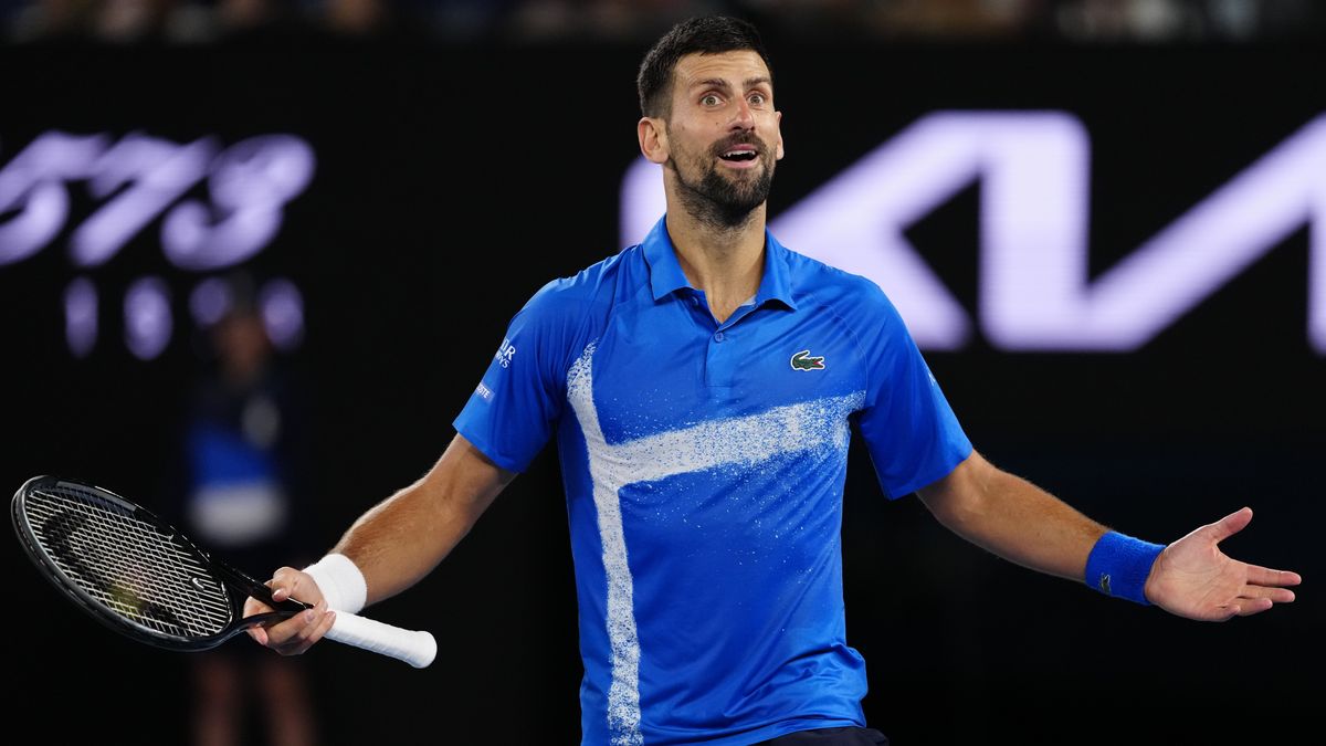 Novak Djokovic at the Australian Open