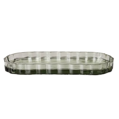 Hearth &amp;amp; Hand with Magnolia at Target, Fluted Glass Bathroom Tray in Light Green