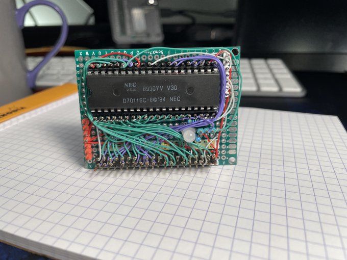 Robin Grosset's 8086 PC HAT for the Raspberry Pi