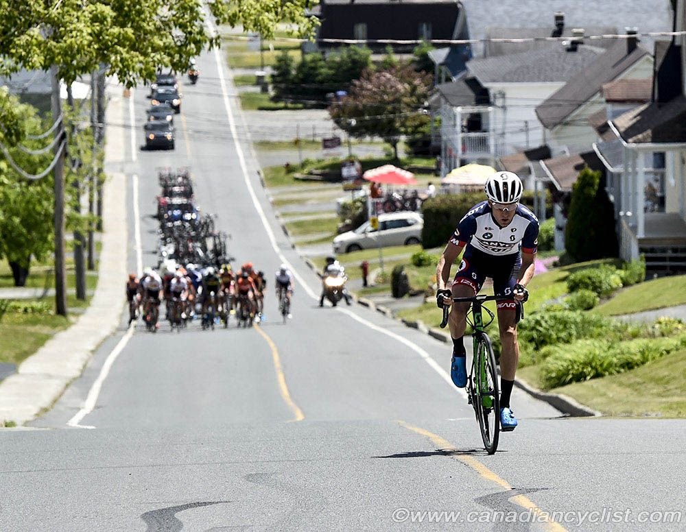 Canyon Bicycle rider going for KoM points