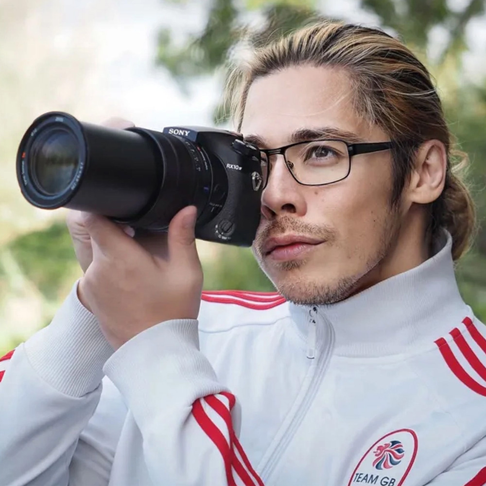 James Artaius using a camera