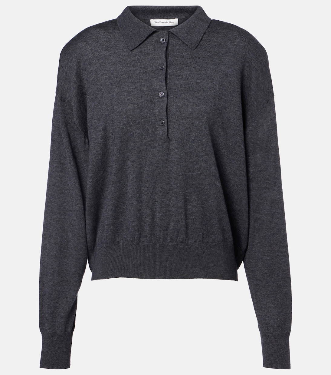Croydon Wool-Blend Polo Sweater