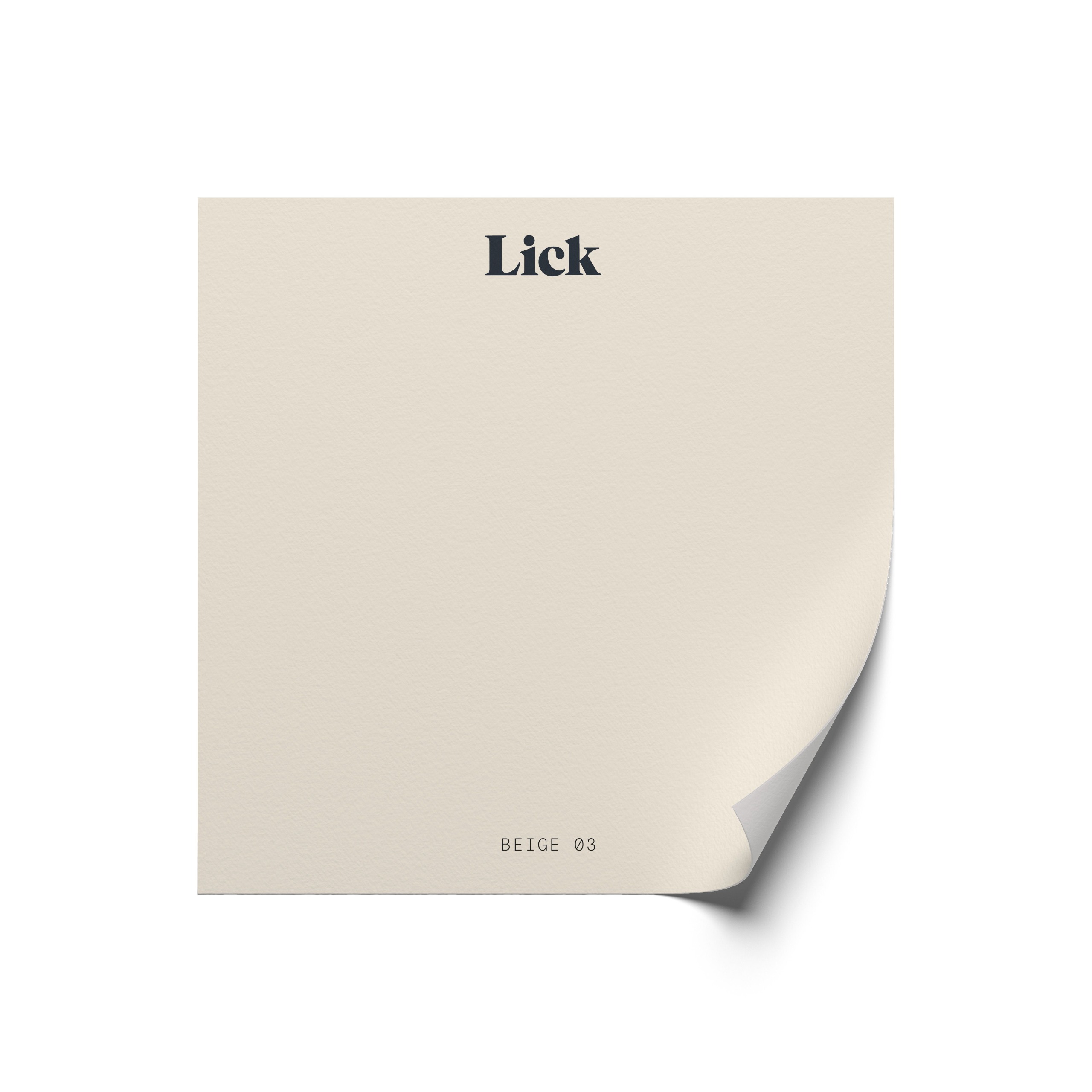 Lick Beige 03 Peel &amp;amp; Stick Tester
