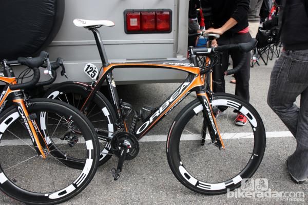 Tom Zirbel is back in the saddle with Optum Pro Cycling and this Orbea Orca.