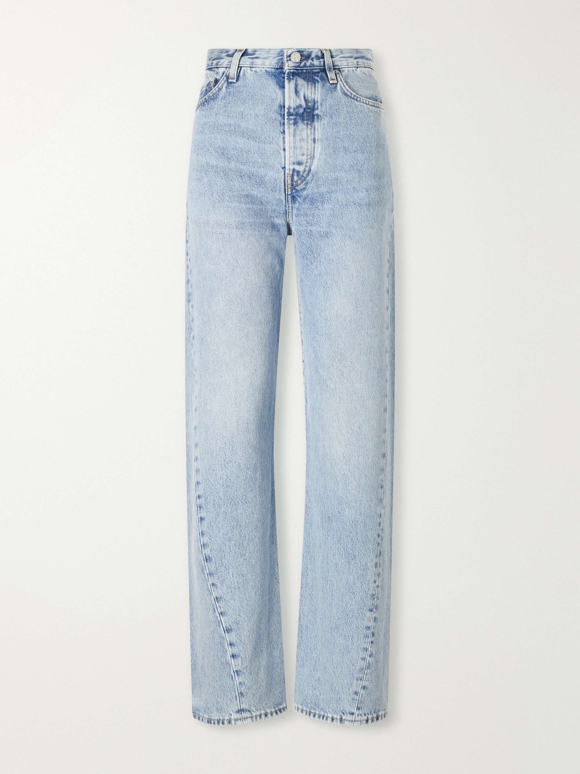 Mid-Rise Straight-Leg Organic Jeans