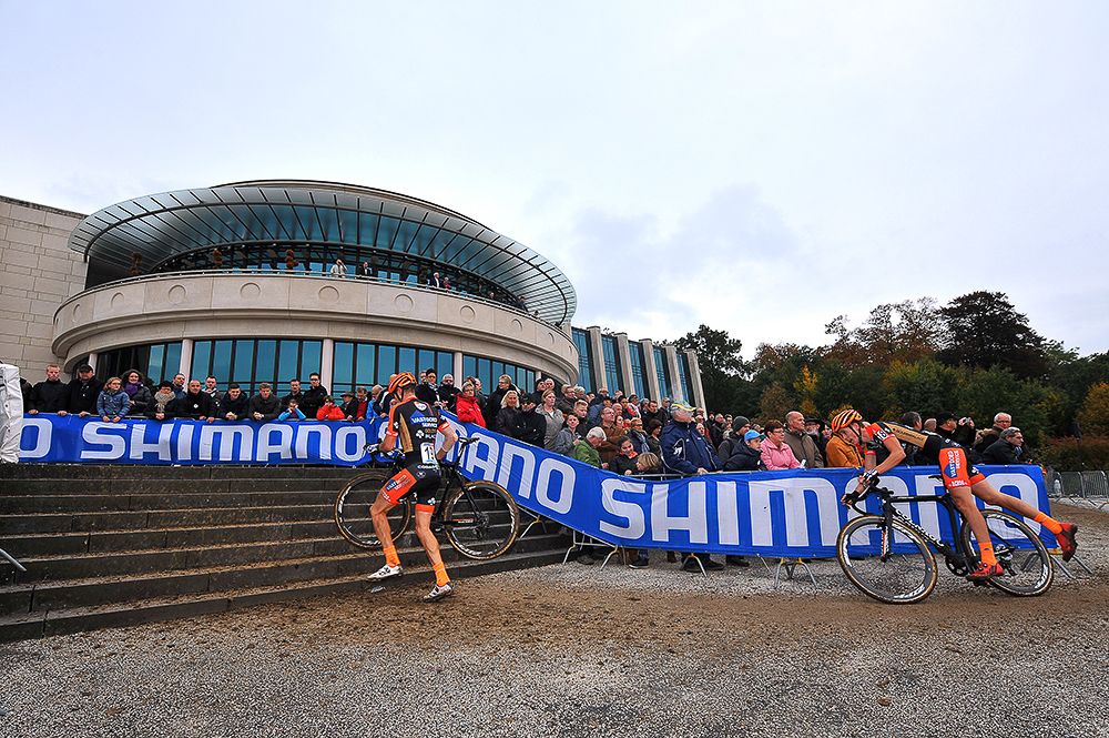 a stairs feature from Sunday's course