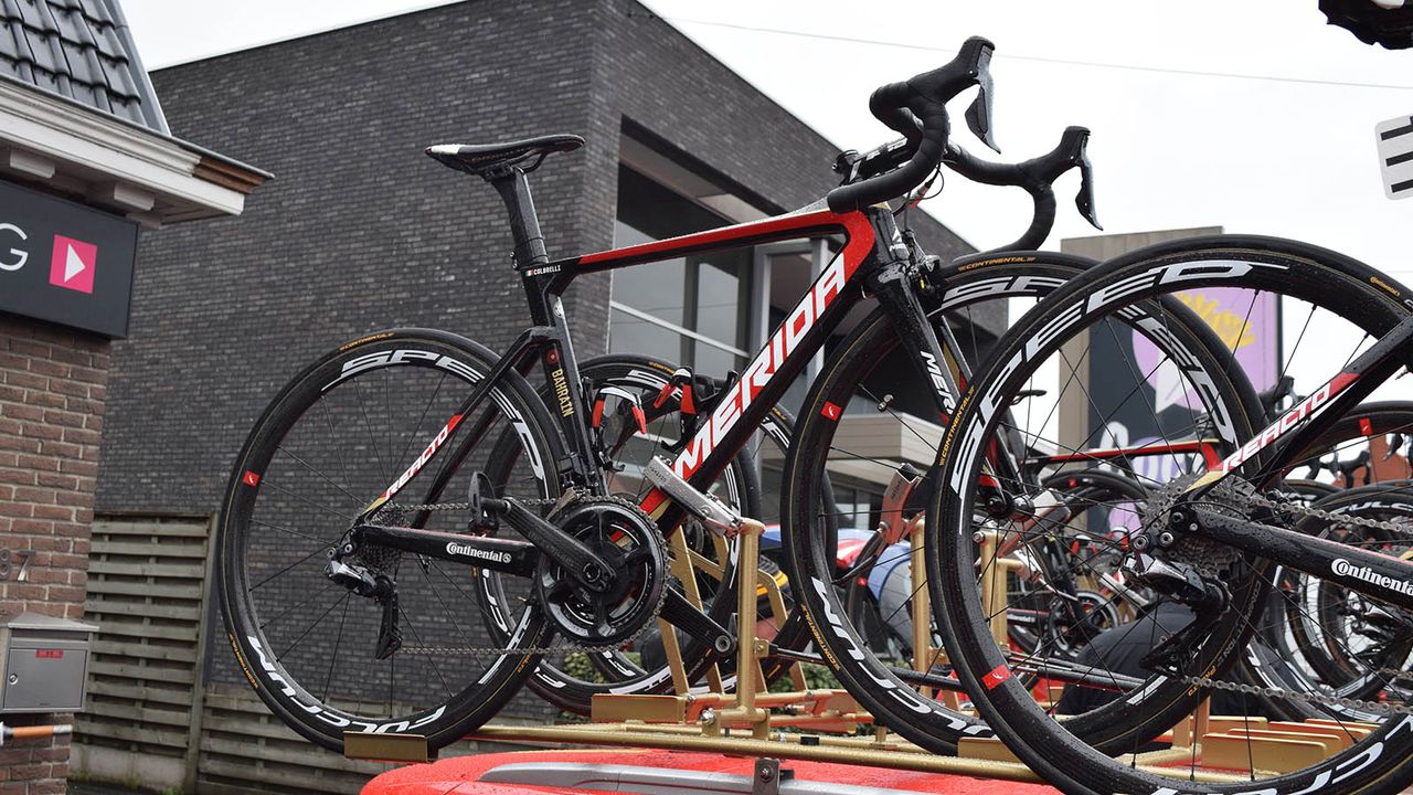 Sonny Colbrelli's Merida Reacto for Kuurne-Brussel-Kuurne