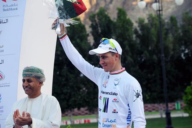 Peter Sagan (Cannondae) leads the young rider classification.