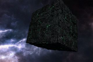 Borg cube star trek