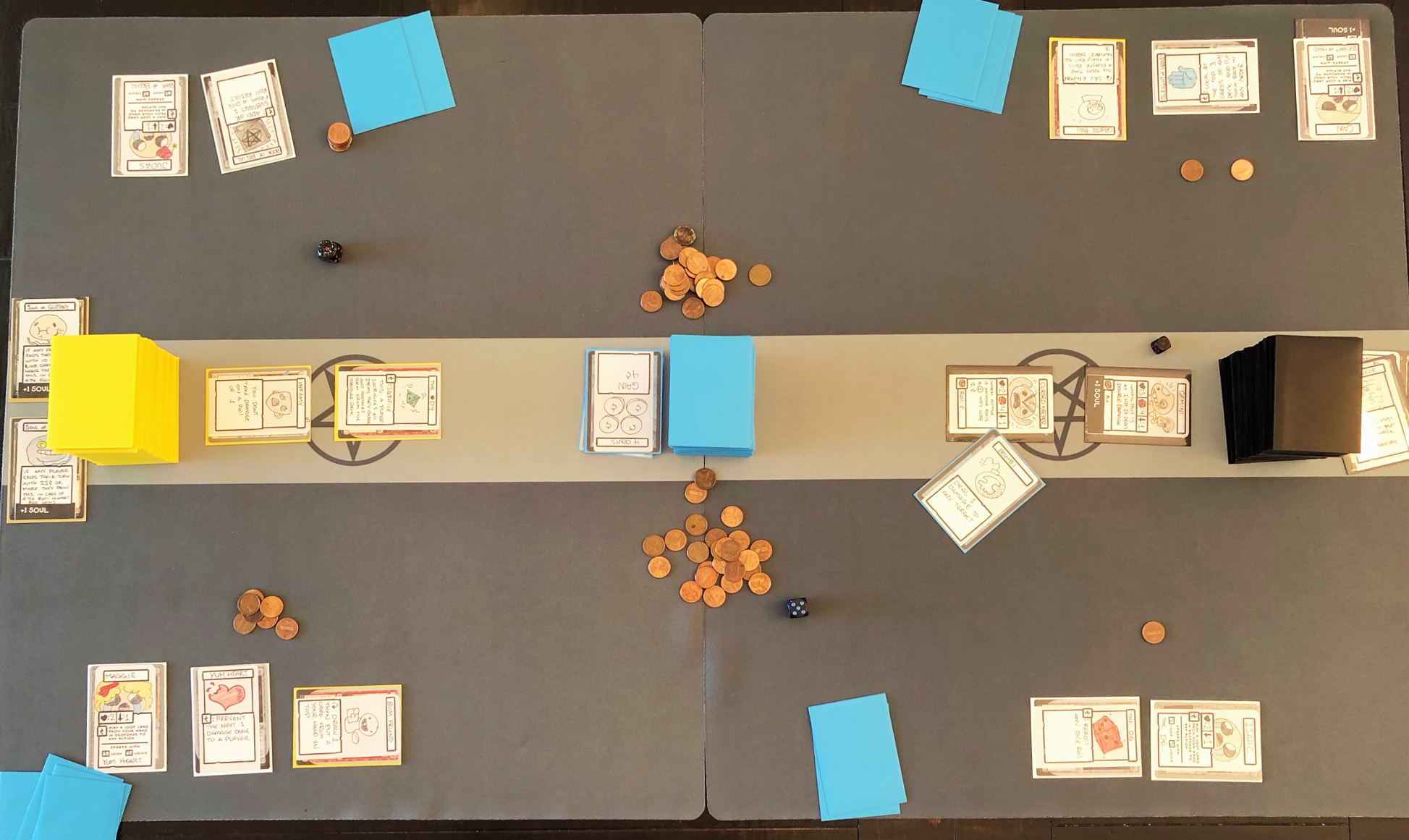 Four players race to collect four souls.
