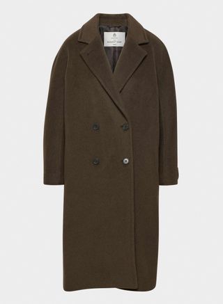 Aritzia, the burnt cedar slouch coat