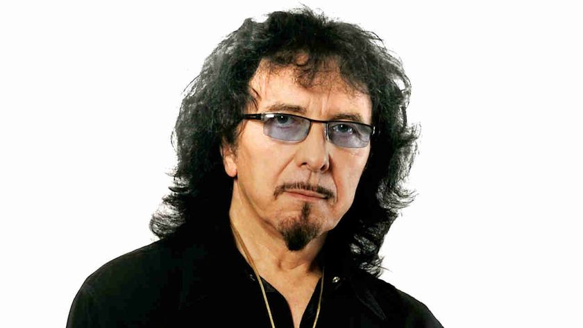 Black Sabbath’s Tony Iommi posing for a photograph in 2010