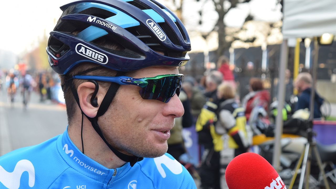 Movistar's Jurgen Roelandts had custom finished Oakley sunglasses for the Ronde