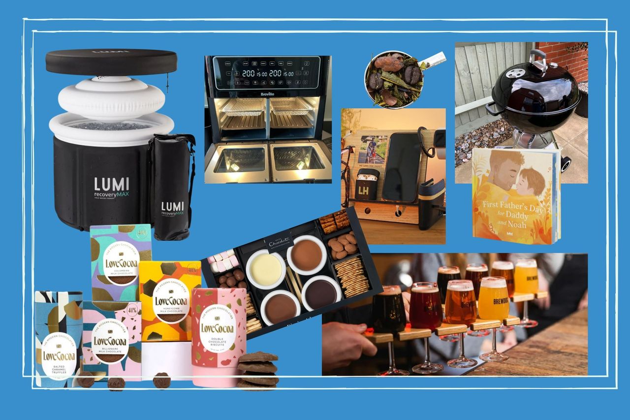 A collage of some of the present suggestions featured in our guide to the best Father&#039;s Day gift ideas