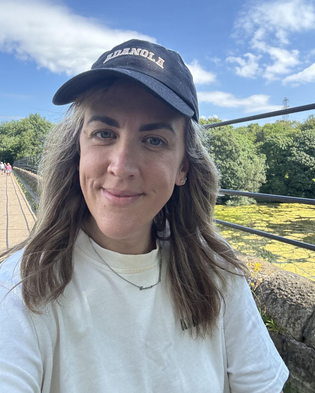 Health freelancer Rebecca Lawton trying intuitive walking